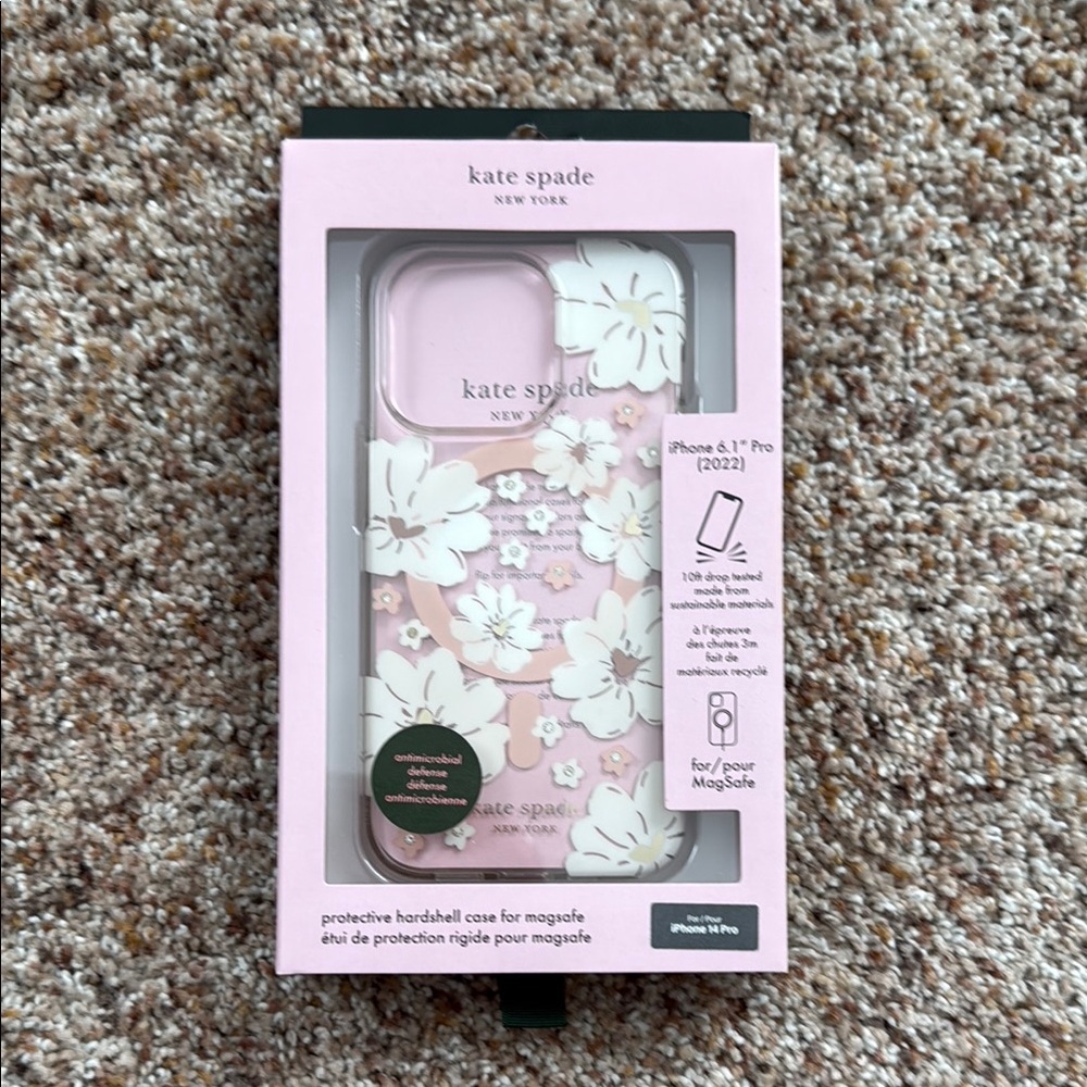 kate spade Pink Floral MagSafe iPhone Case